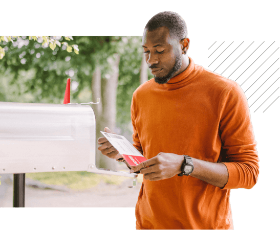 Man at Mailbox