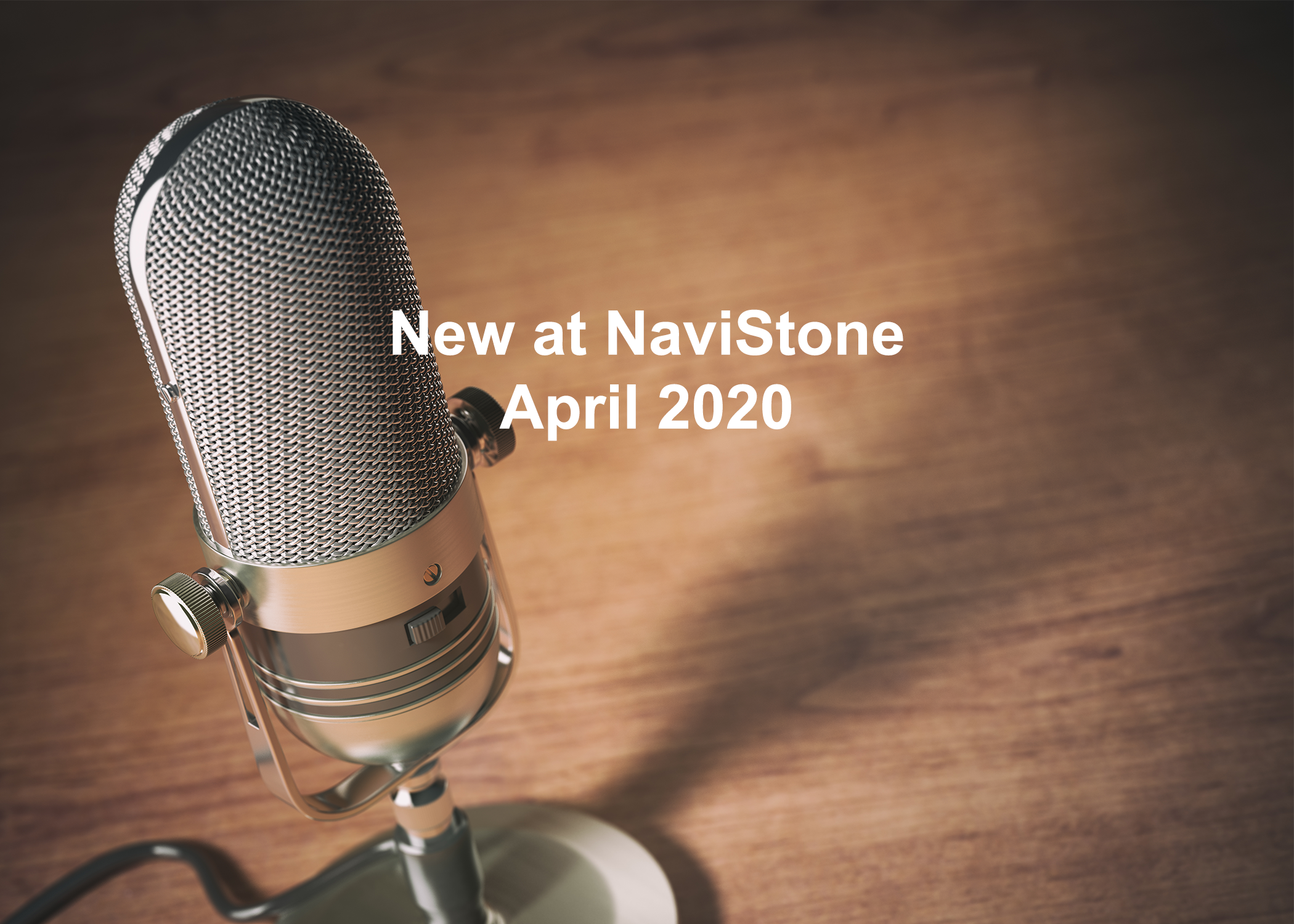 New at NaviStone April